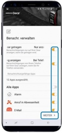 Wie verbinde ich meine Samsung Gear Fit2 Pro mit einem Samsung Smartphone