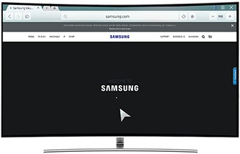 Wie surfe ich mit meinem QLED Smart TV im Internet