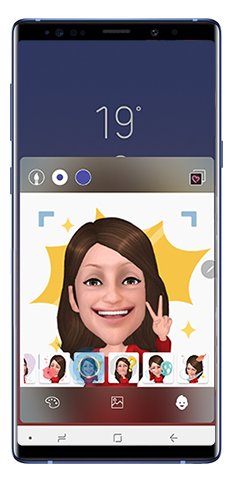 Vælg din emoji fra vinduet live besked