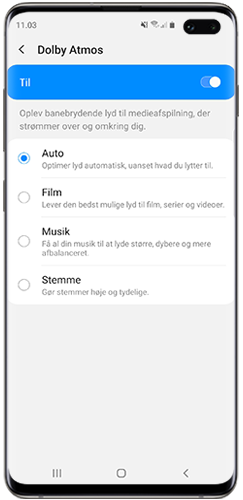 Soundalive tilstande