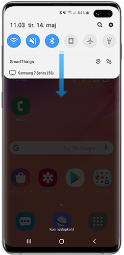 Notifikationspanel