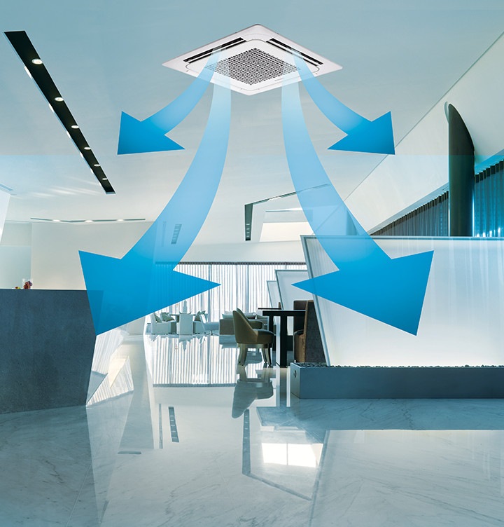 Samsung Kliimaseade Kliima Air Care 4-suunaline kassett