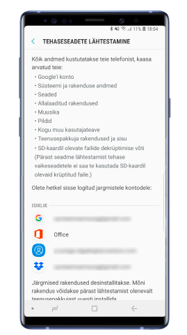 Valge „Reboot system now“ (Taaskäivita süsteem) ja vajutage Toitenuppu