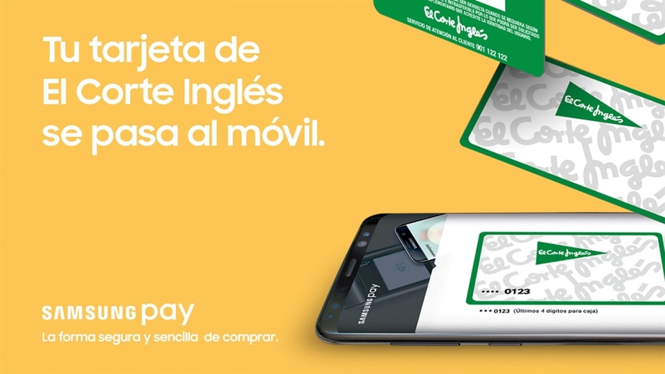 El Corte Inglés y Samsung Pay El Corte Inglés y Samsung Pay