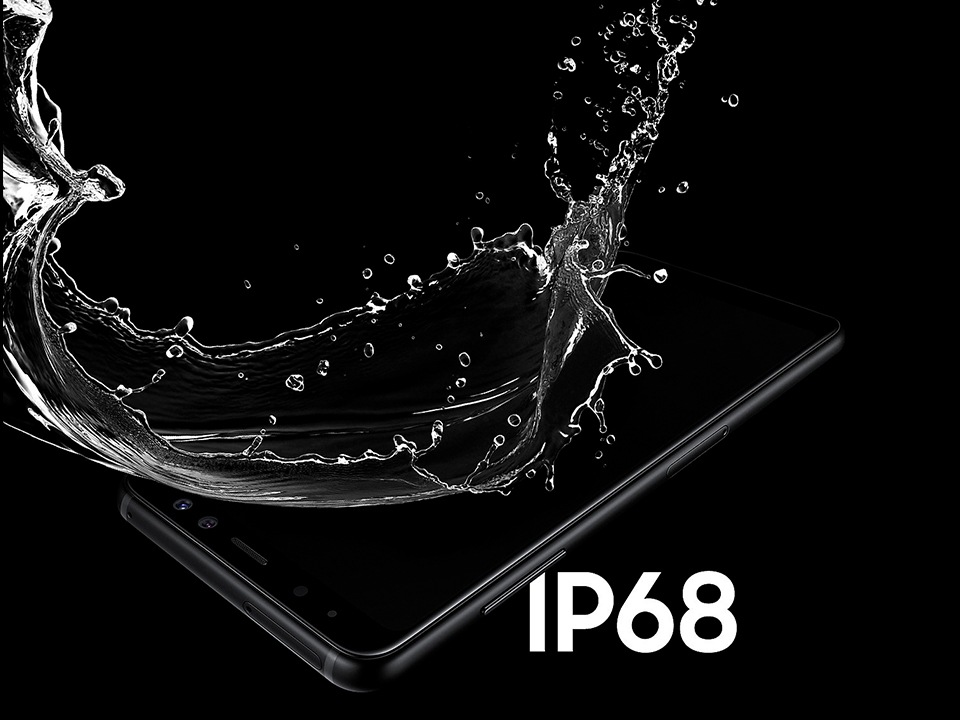 Resistencia IP68 Galaxy A8
