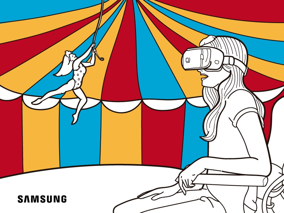Cirque du Soleil con gafas Samsung gear VR
