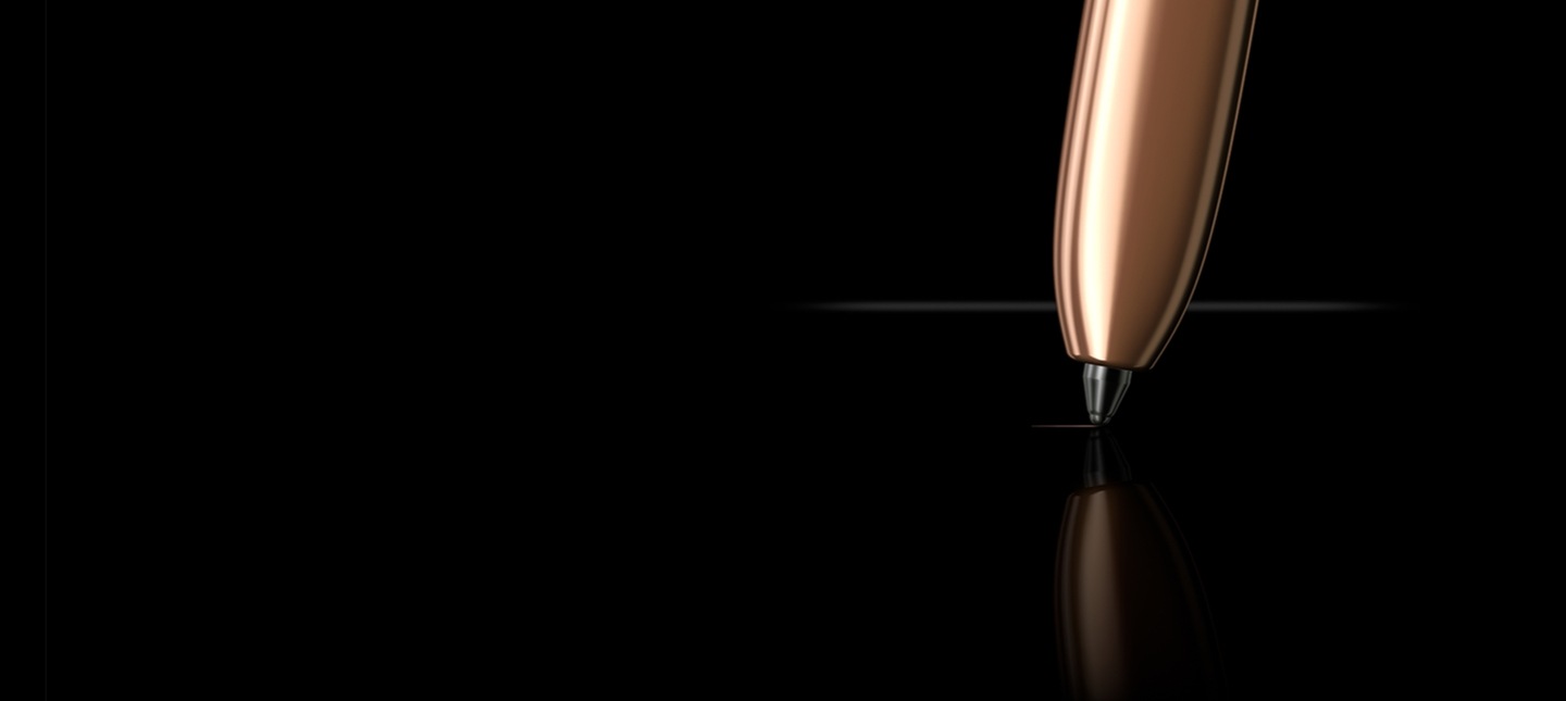 Zoom de la punta del S Pen empresarila de Samsung.