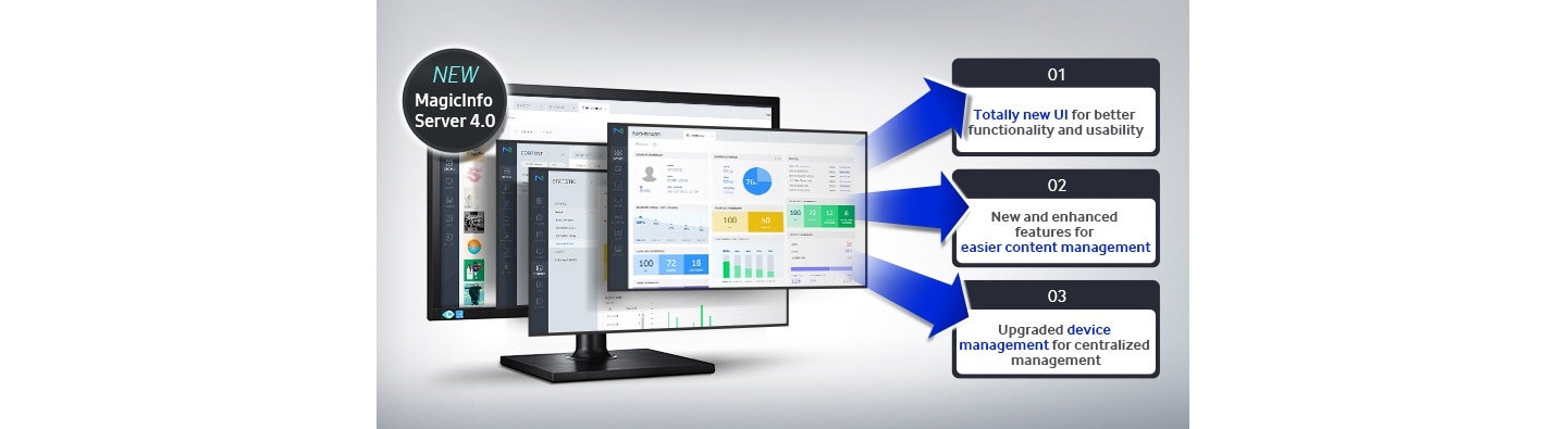 Gestione las pantallas y el contenido con más posibilidades con el nuevo MagicInfo 4.0 renovado visual y técnicamente