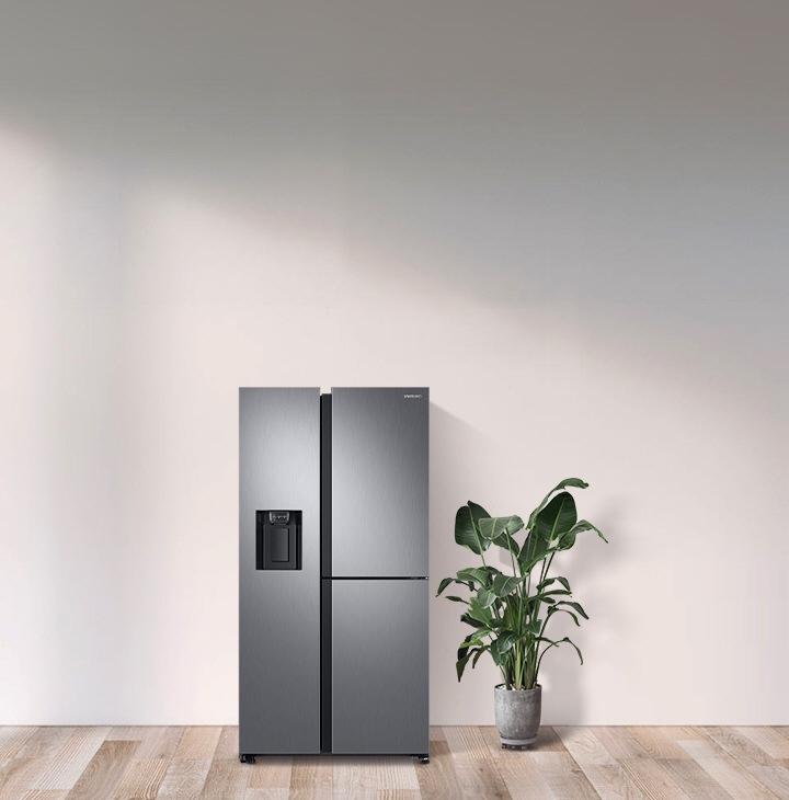 Frigorífico Samsung RS8000, que puede mantener los alimentos frescos con gran una capacidad.