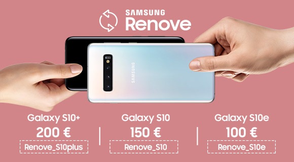 Hasta 200€ de descuento adicional en carrito al comprar tu Galaxy S10.