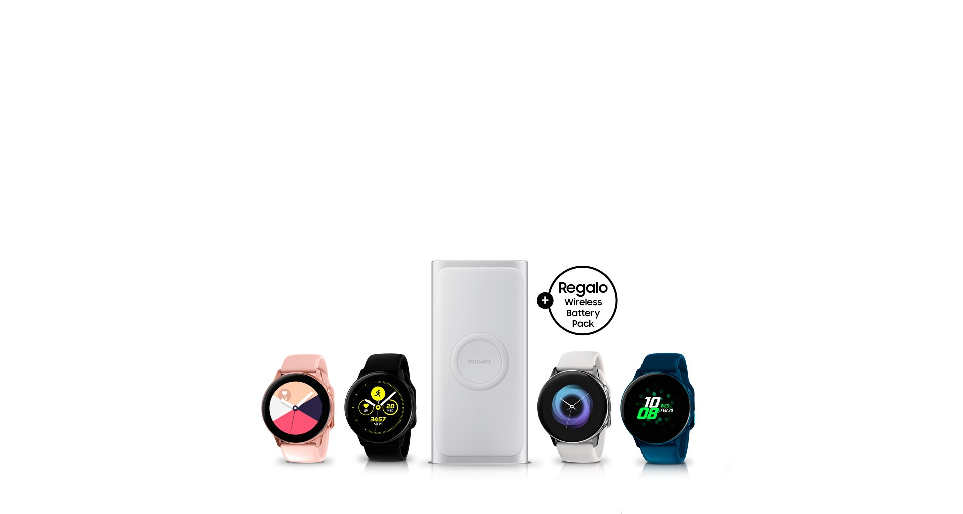 galaxy watch active con battery pack de regalo