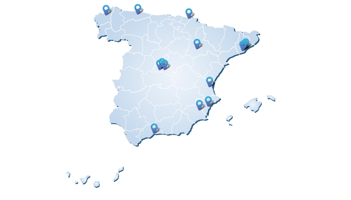 roadshow-2019. Mapa gira de presentación