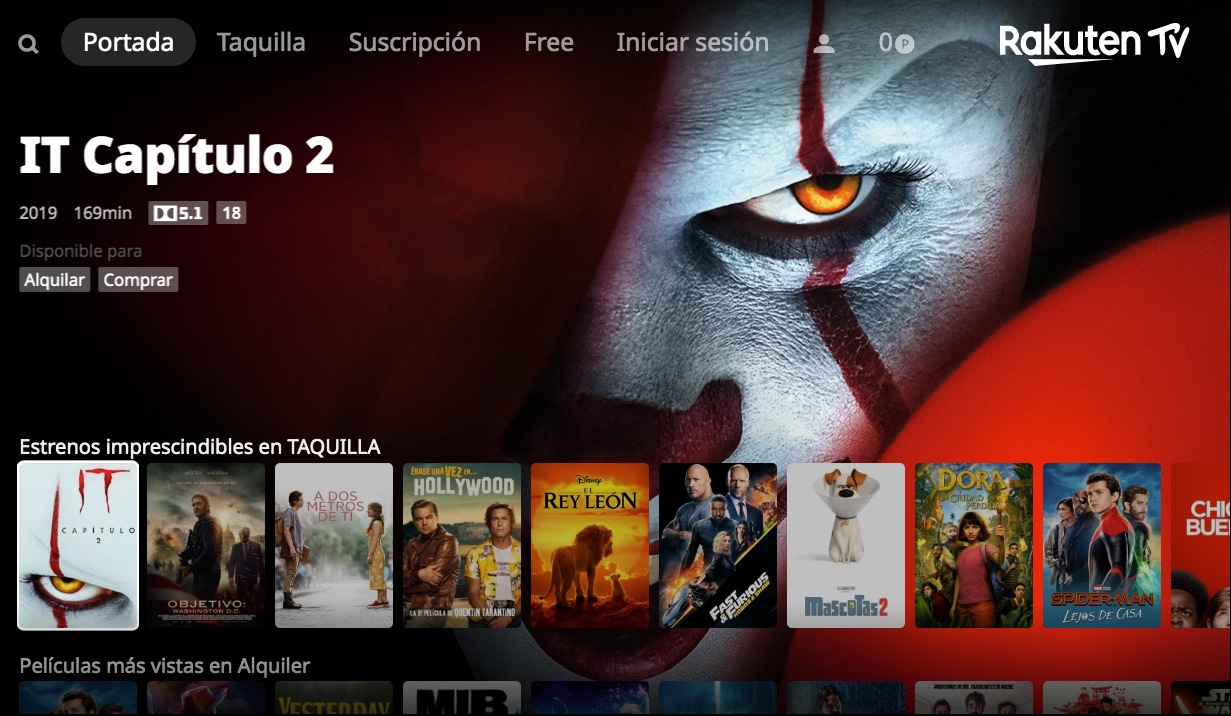 app rakuten tv en samsung smart tv