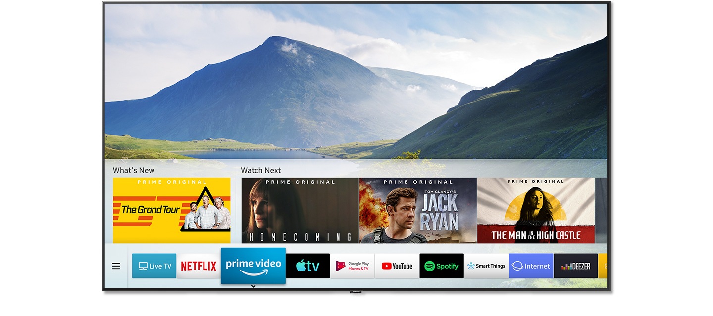 Un Smart TV muestra vídeos que los usuarios pueden disfrutar a través de varios servicios de transmisión de vídeo.