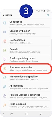 Tocamos sobre "Funciones avanzadas"