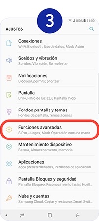 Tocamos sobre "Funciones avanzadas"
