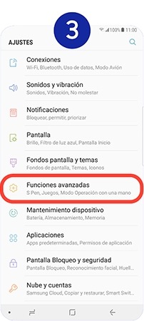 Tocamos sobre "Funciones avanzadas"