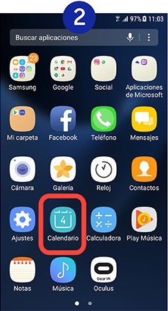 Pulsamos sobre “Calendario”