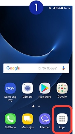 Para activar esta función, accedemos, primero, a “Apps”