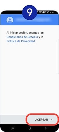 Hacemos clic en Aceptar para continuar