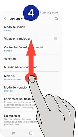 Nos desplazamos hacia la parte inferior de la pantalla