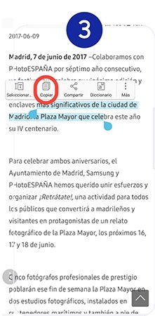 Pinchamos en Copiar