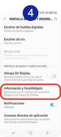 Cómo ver información útil pantalla de bloqueo