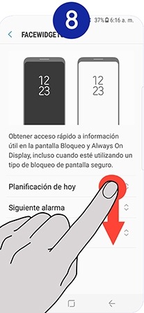 Cómo ver información útil pantalla de bloqueo