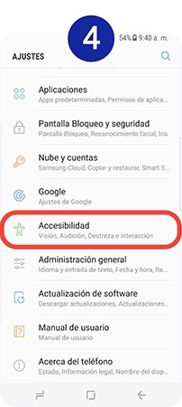 Pulsamos sobre Accesibilidad