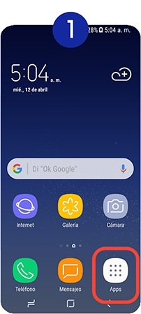 Pulsamos sobre Apps