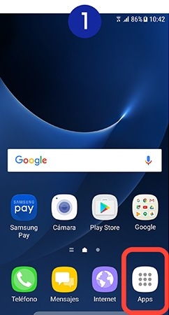 Pulsamos sobre apps