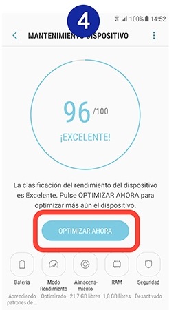¿Cómo optimizar el dispositivo móvil?