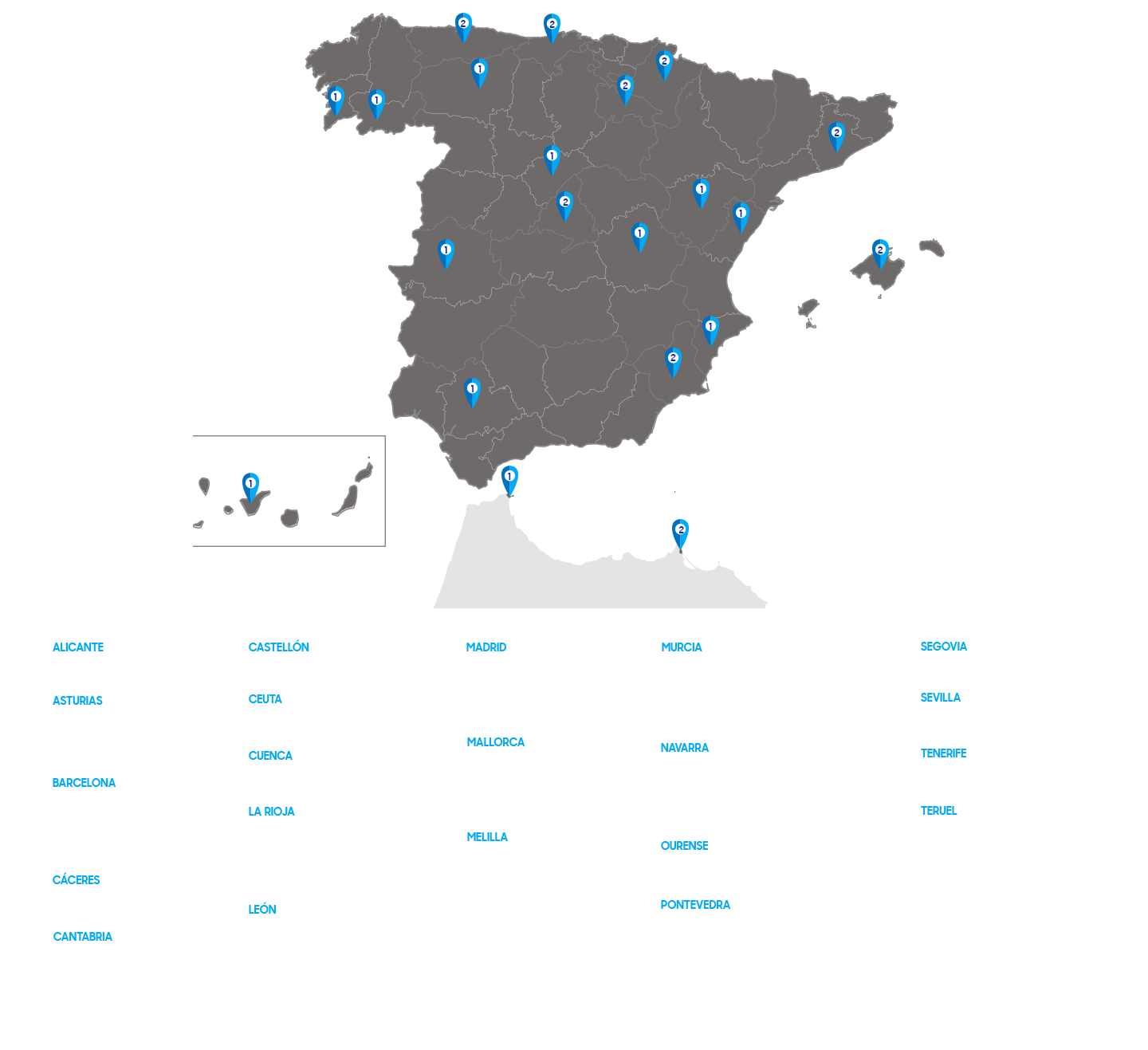 Mapa de colegios