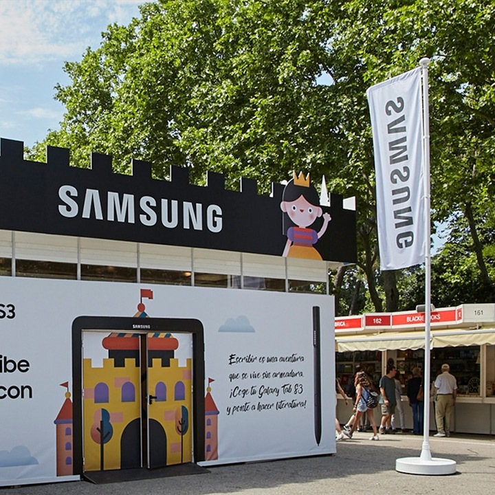 ¡Disfruta de actividades literarias o talleres de ilustración y caligrafía con Samsung en Feria del Libro 2017!