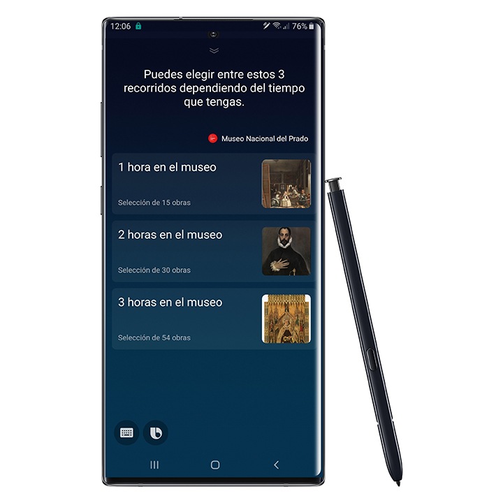 El Museo del Prado cuenta con una cápsula de Bixby, el asistente de Inteligencia Artificial de Samsung