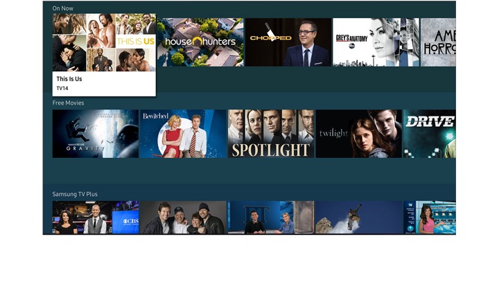 QLED 2020 te recomienda contenidos en función a tus gustos
