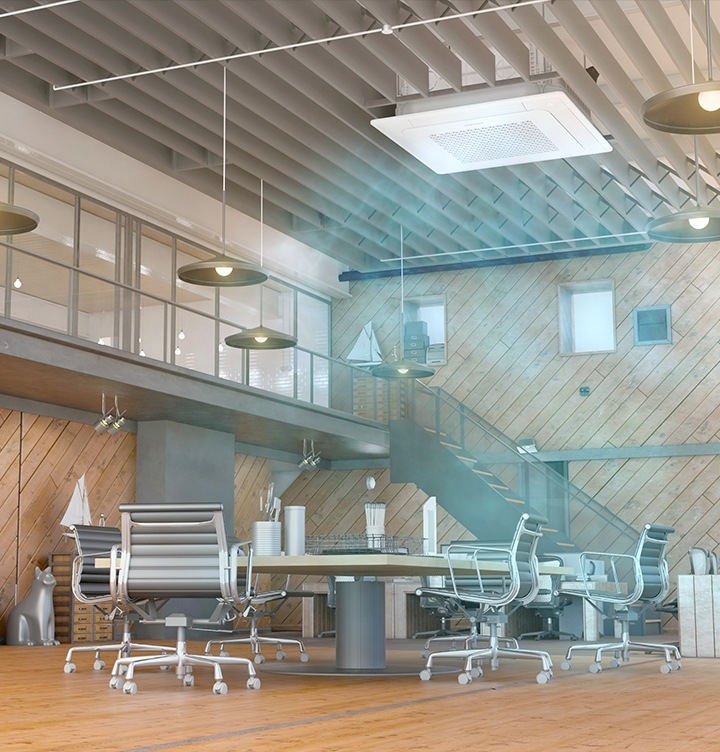Samsung-ilmastointilaite Wind-Free-kasetti, viilennys