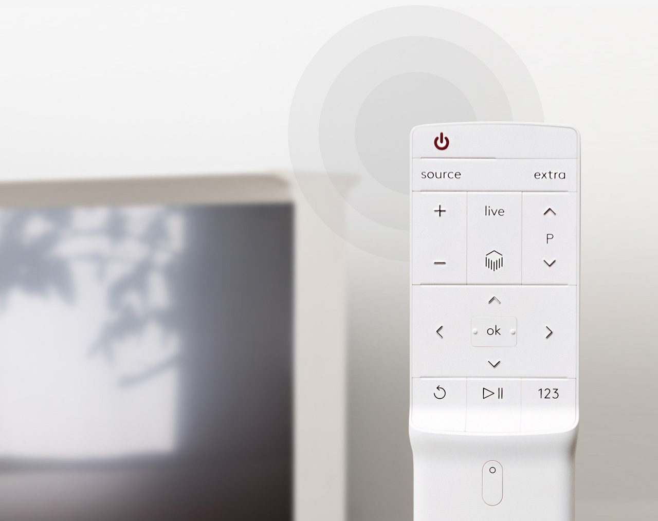 white remote controller