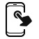 Android yhden käden toiminnot Icon