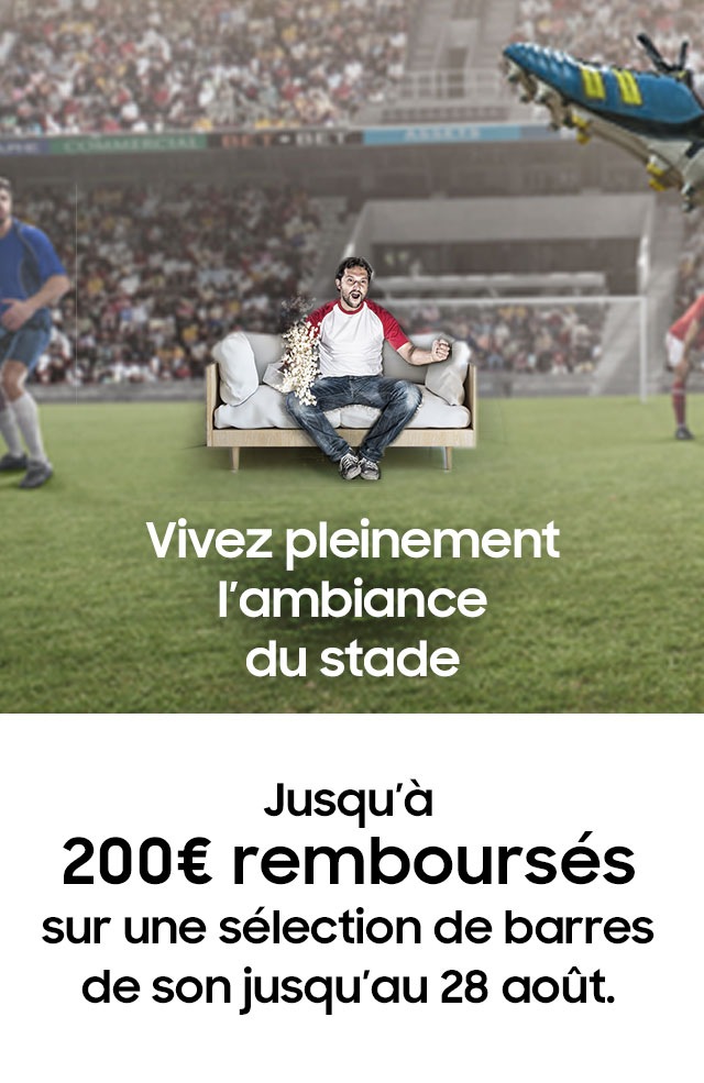 Offre Samsung Instants Marquants sur une sélection de barres de son