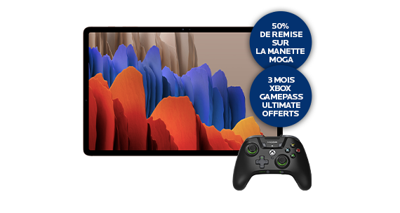 Galaxy Tab S7 + Manette Galaxy Tab S7 + Manette
