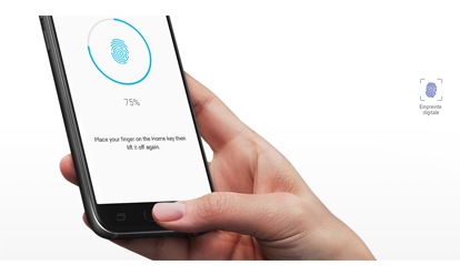 Visuel de présentation de l'application empreinte digitale
