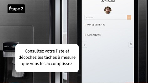 Étape 2. Consultez votre liste de tâches et décochez les tâches à mesure que vous les accomplissez
