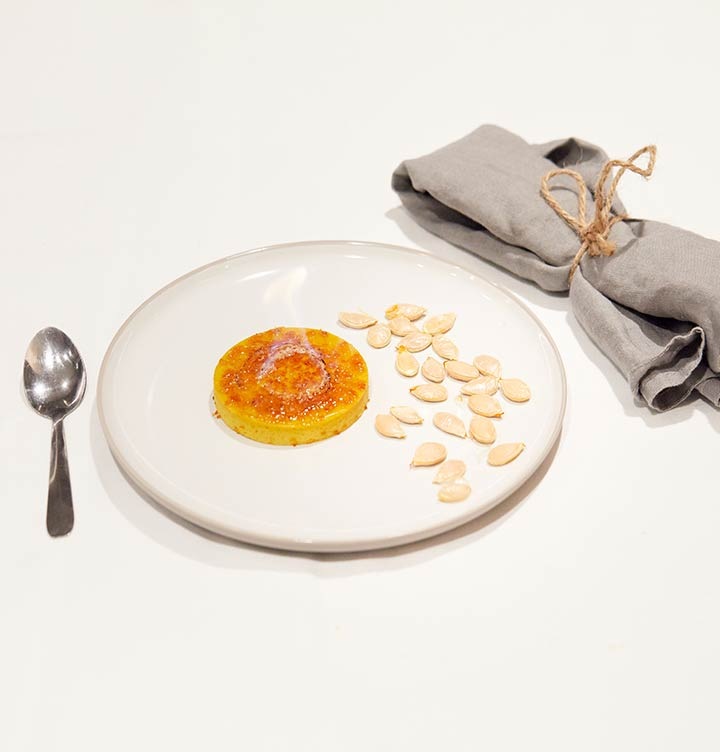 Recette Crème brulée chocolat blanc potimarron Recette Crème brulée chocolat blanc potimarron