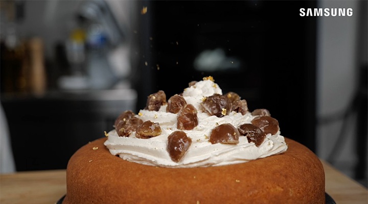 Baba au Rhum, chantilly de mascarpone à la crème de marron Baba au Rhum, chantilly de mascarpone à la crème de marron