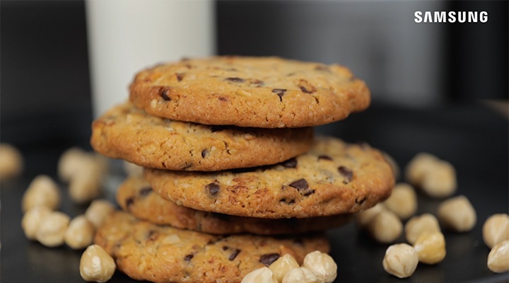 Cookies aux noisettes et chocolat Cookies aux noisettes et chocolat