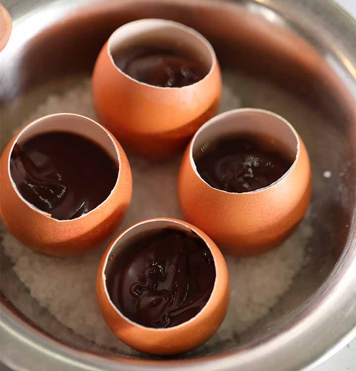 Four Dual Cook Flex recette moell'oeuf au chocolat