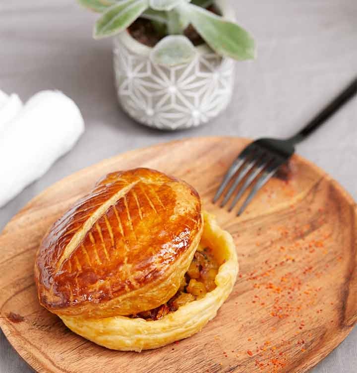 Recette tourte aubergines tomates confites basilic