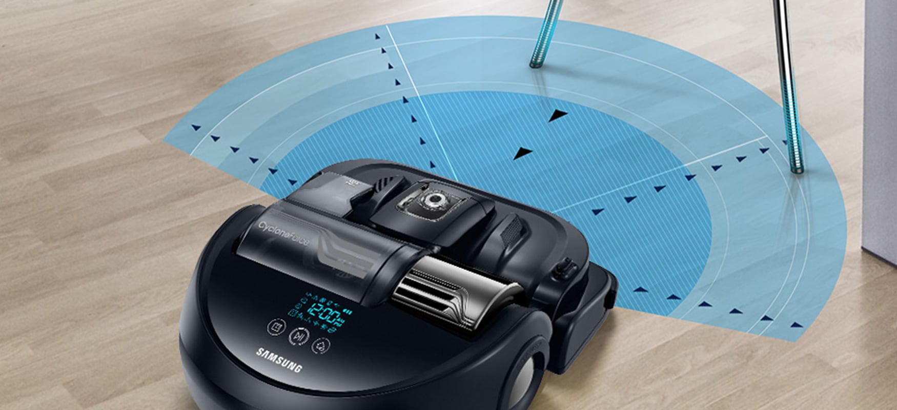 Capteurs Full View Sensor™ de l'aspirateur robot PowerBot™