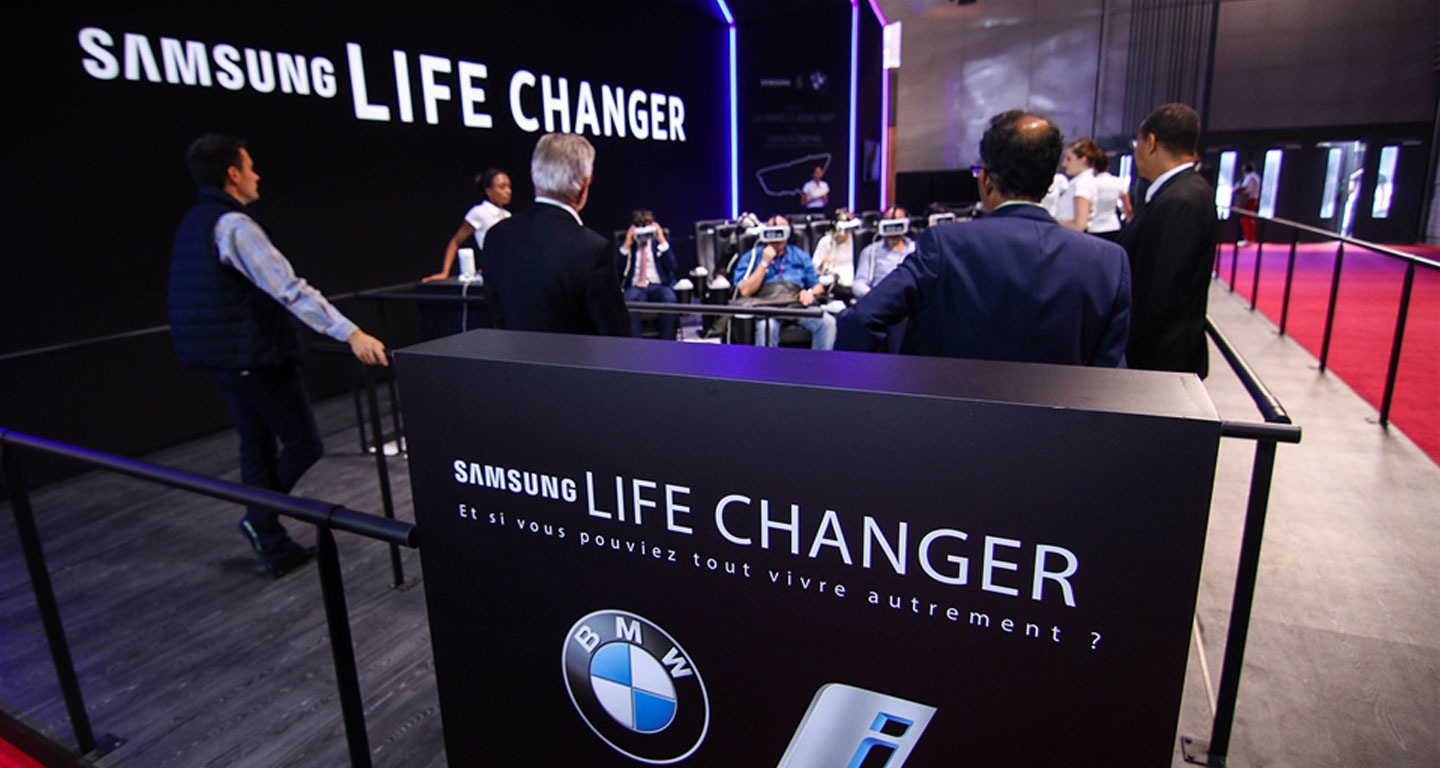 Stand Samsung Life Changer au Mondial de l'Automobile 2016 Stand Samsung Life Changer au Mondial de l'Automobile 2016